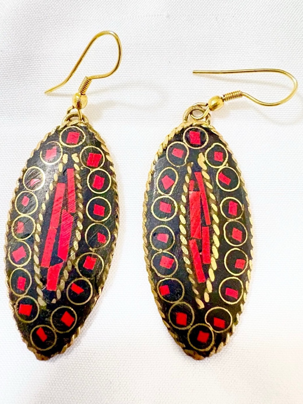 Handmade Himalayan Drop Earrings